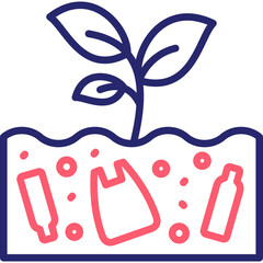 Soil Pollution Icon