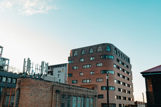 The modern East End Apartments in Newcastle