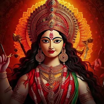 Devi durga background image, Ai Generative