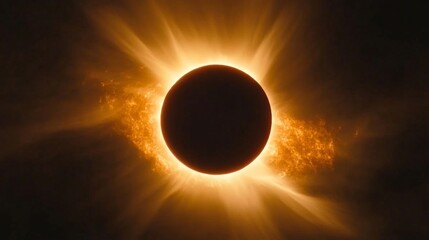 Majestic Solar Eclipse: A Celestial Phenomenon Captivating the Imagination