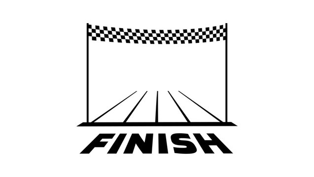 Clipart Finish Line