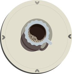 cup of coffee png, mug of espresso, breakfast, cafe 