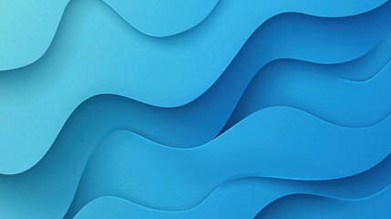 Abstract background with layered blue waves creating a flowing, textured pattern. The gradient shades of blue add depth and dimension to the design.