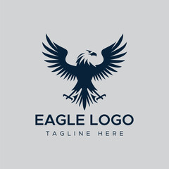 eagle bird vector logo design concept 