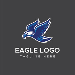 Obraz premium eagle bird vector logo design concept 