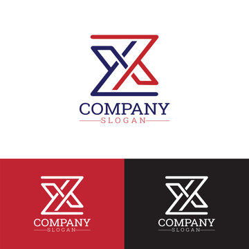 xz letter logo for your company, 