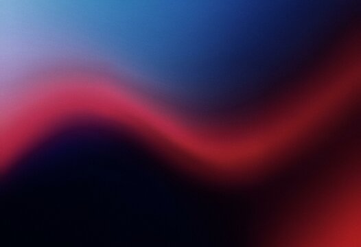 Abstract grainy background with a red gradient and blue gradient.