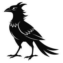 Bird logo sihlouette icon 