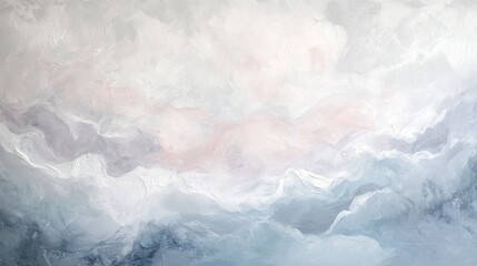 Fototapeta premium Abstract Acrylic Texture in Soft Pastel Tones