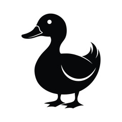 Duck logo sihlouette 