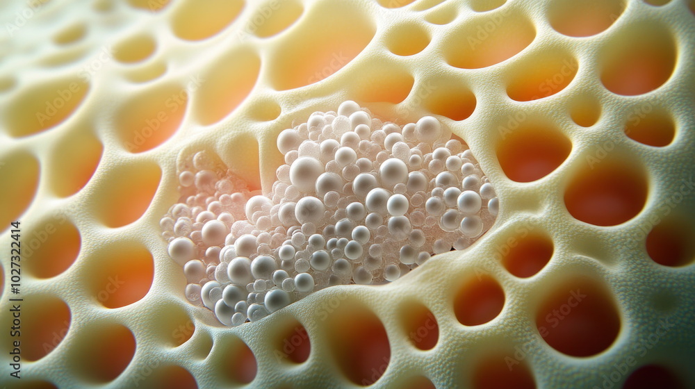 Poster abstract cell structure.