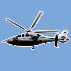 helicopter pixelate grayscale color halftone dotted texture style collage element isolated on blue background © ozzuboy