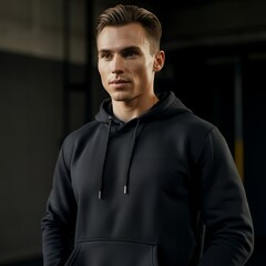 Obraz premium Blank hoodie mockup