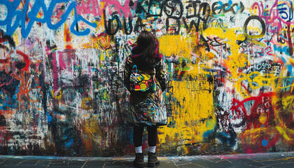 graffiti on the wall