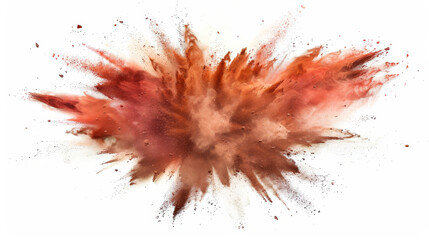 chocolate brown paint color powder explosion