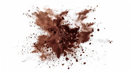 chocolate brown paint color powder explosion