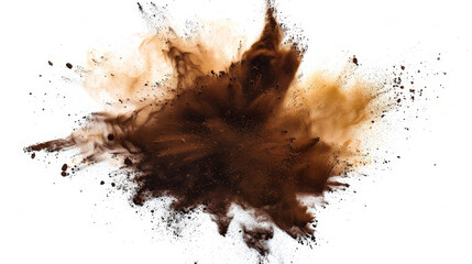 chocolate brown paint color powder explosion