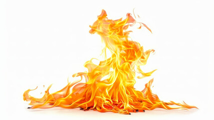 fire flames background isolated