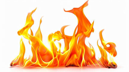 fire flames background isolated