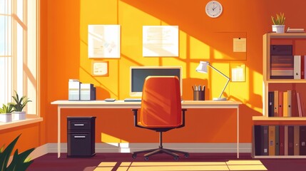 Office - Minimal flat design