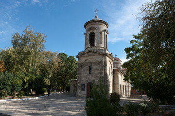 Fototapeta premium Crimea Kerch Church of John the Baptist on a cloudy summer day