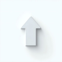 An upload icon featuring an upward-pointing arrow emerging from a flat line, symbolizing the upload process, ideal for user interfaces and upload functionalities.