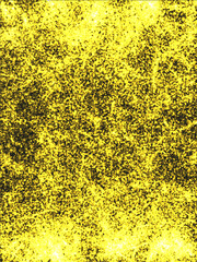 Grainy Yellow Gold Bright Vibrant Abstract Black Grunge Noise Texture Pattern Background Wallpaper