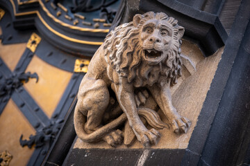 Gargoyle in M&uuml;nchen am alten Rathaus