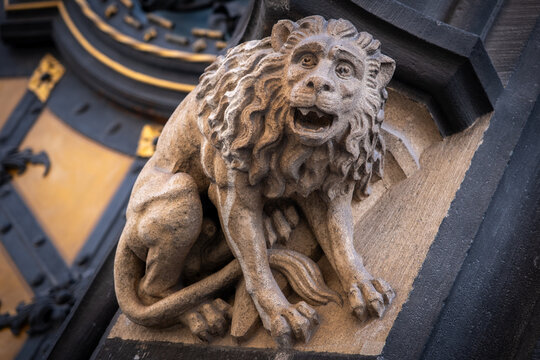 Gargoyle am alten Rathaus in M&uuml;nchen