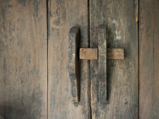 old wooden door