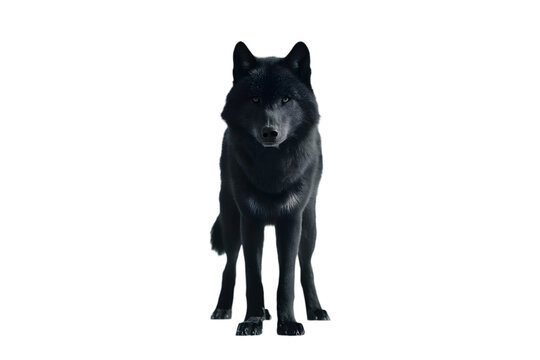 Fierce Black wolf 