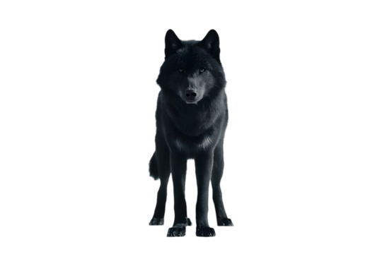 Fierce Black wolf 