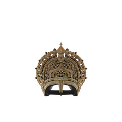 Ancient old golden indian crown 
