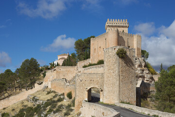 Medieval castle in La Mancha of Spain