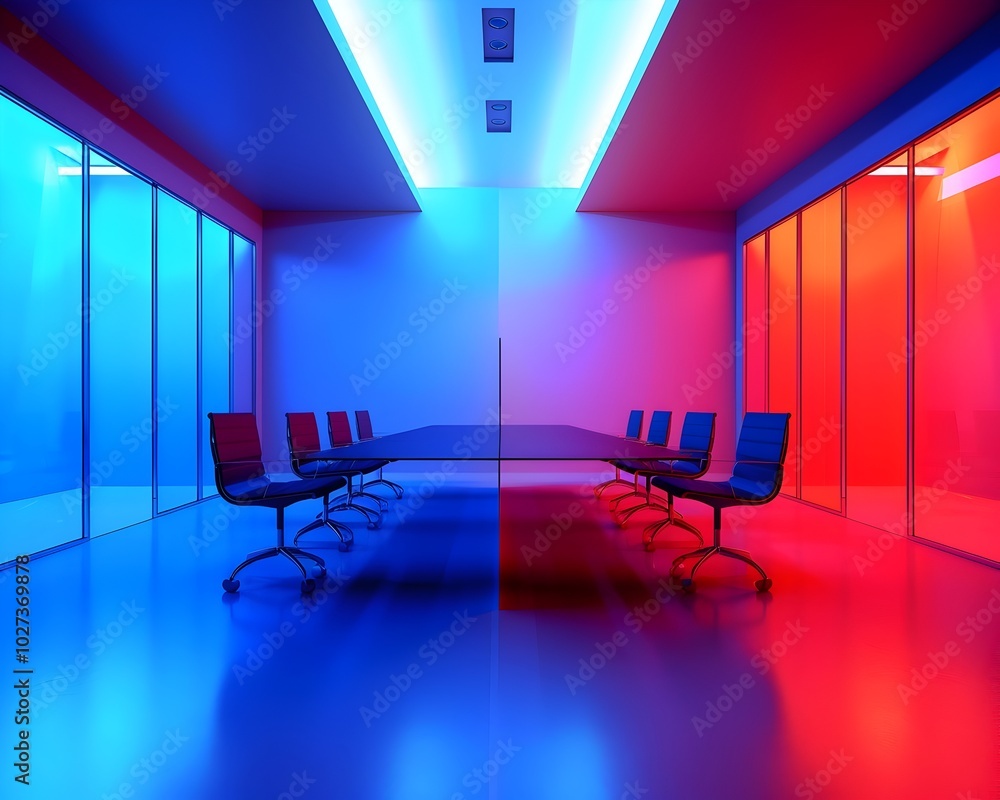 Poster adaptive virtual meeting room with mood driven atmosphere for dynamic teamwork and