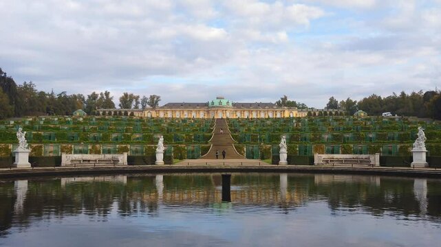 Das Schloss Sanssouci in Potsdam