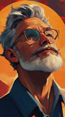 International Men's Day. an adult male