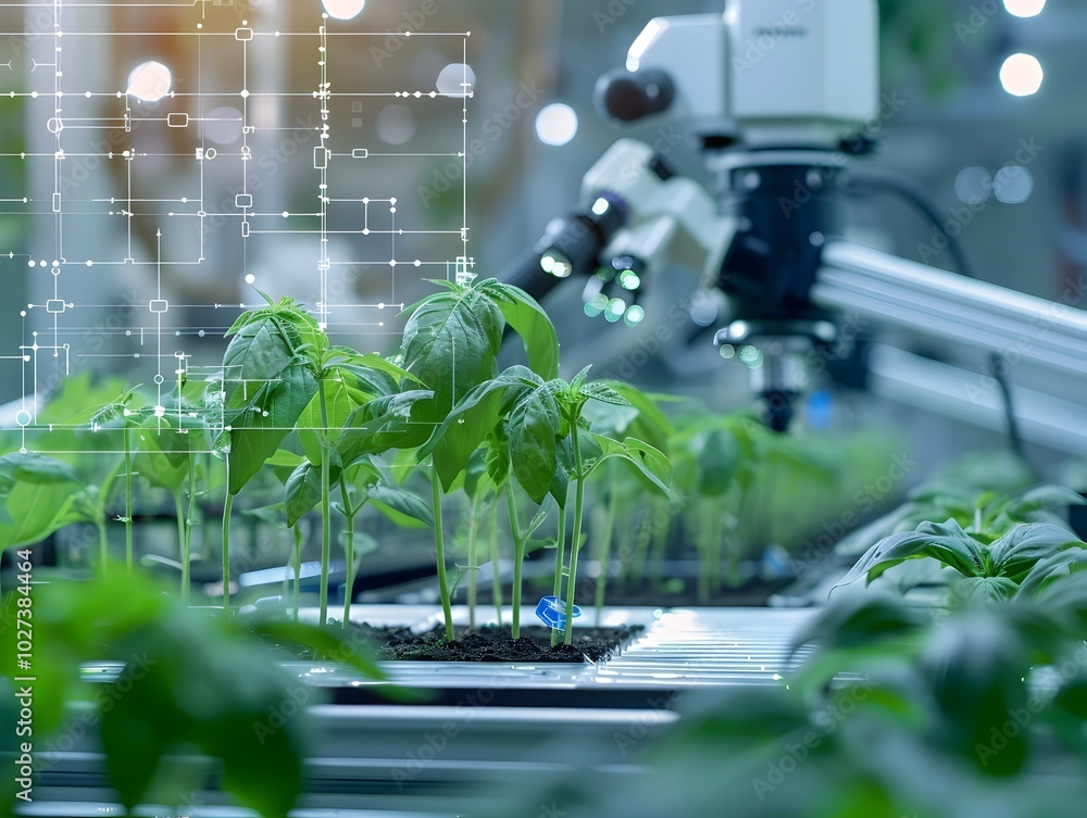 Poster smart agriculture lab optimizing climate resilient crops using simulation