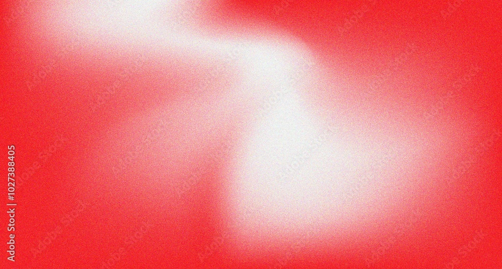 Canvas Prints red white illuminated spots grainy color gradient background, noise texture effect, copy space
