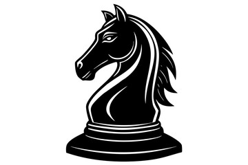 the chess knight silhouette