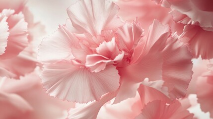 Obraz premium Close-Up of Delicate Pink Flower Petals with Visible Veins