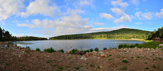Kurt Lake in Tokat, Turkey.