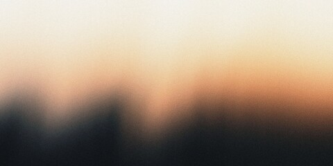 Gradient background with coal black and pale peach tones, featuring refined radial gradients and a light, ethereal blur, noise texture effect