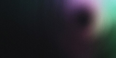 Gradient background with coal black, pastel green, and muted violet tones, with gentle radial gradients and a subtle, graceful blur, noise texture effect