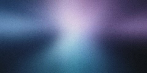 Obraz premium Gradient background with deep black, soft aqua, and pale lavender tones, featuring smooth radial gradients and a delicate, serene blur, noise texture effect