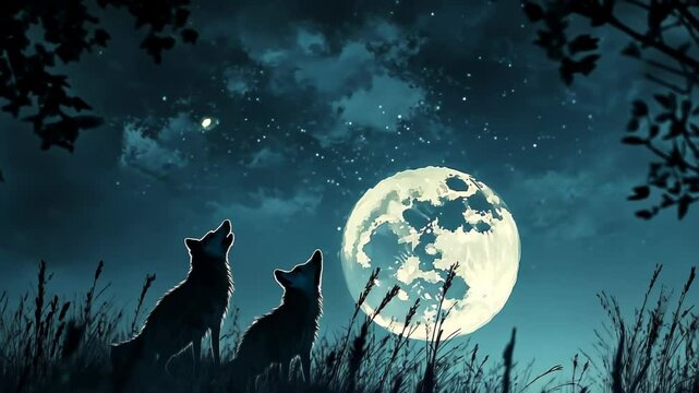 Wolves Howling At Night Images – Browse 82,627 Stock Photos