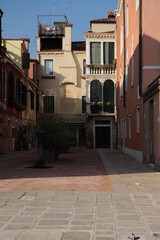 Obraz premium street in the town