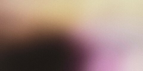 Gradient background with pitch black, muted mauve, and soft gold tones, with gentle radial gradients and a subtle, graceful blur, noise texture effect