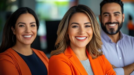 Fototapeta premium Bright Morning Broadcast with Professional Team