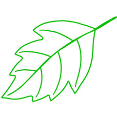 Leaves vector element